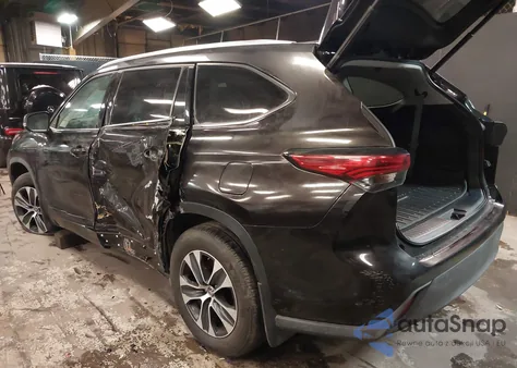 2021 Toyota Highlander Xle from USA, damaged, VIN 5TDGZRBH2MS080433